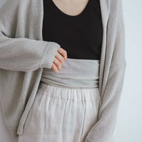 くらすこと シルクコットンのうすふわ腹巻