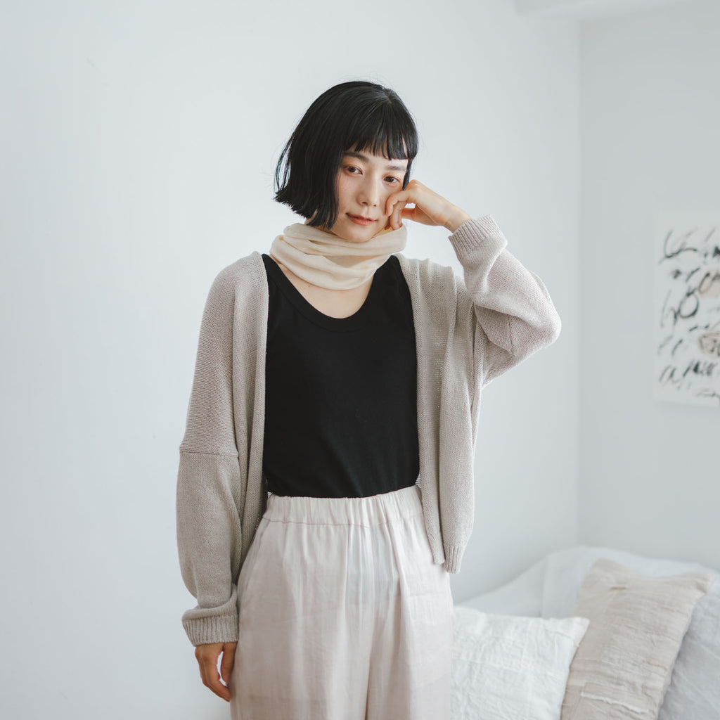 くらすこと シルクコットンのうすふわ腹巻