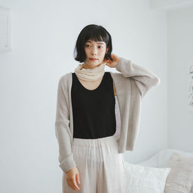 くらすこと シルクコットンのうすふわ腹巻