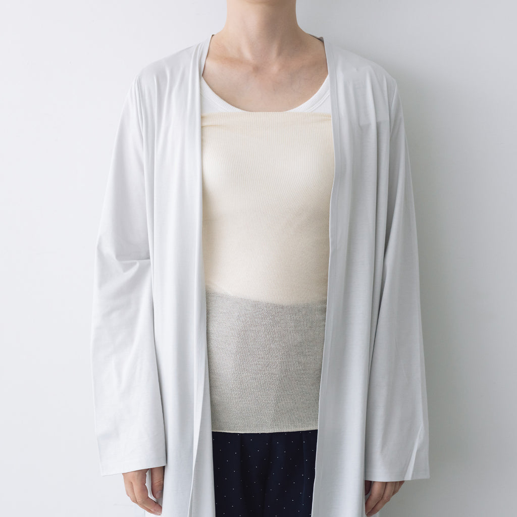 くらすこと シルクコットンのうすふわ腹巻 / ロング