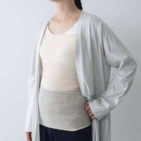 くらすこと シルクコットンのうすふわ腹巻 / ロング
