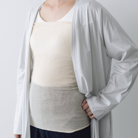 くらすこと シルクコットンのうすふわ腹巻 / ロング