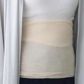 くらすこと シルクコットンのうすふわ腹巻 / ロング