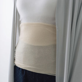 くらすこと シルクコットンのうすふわ腹巻 / ロング