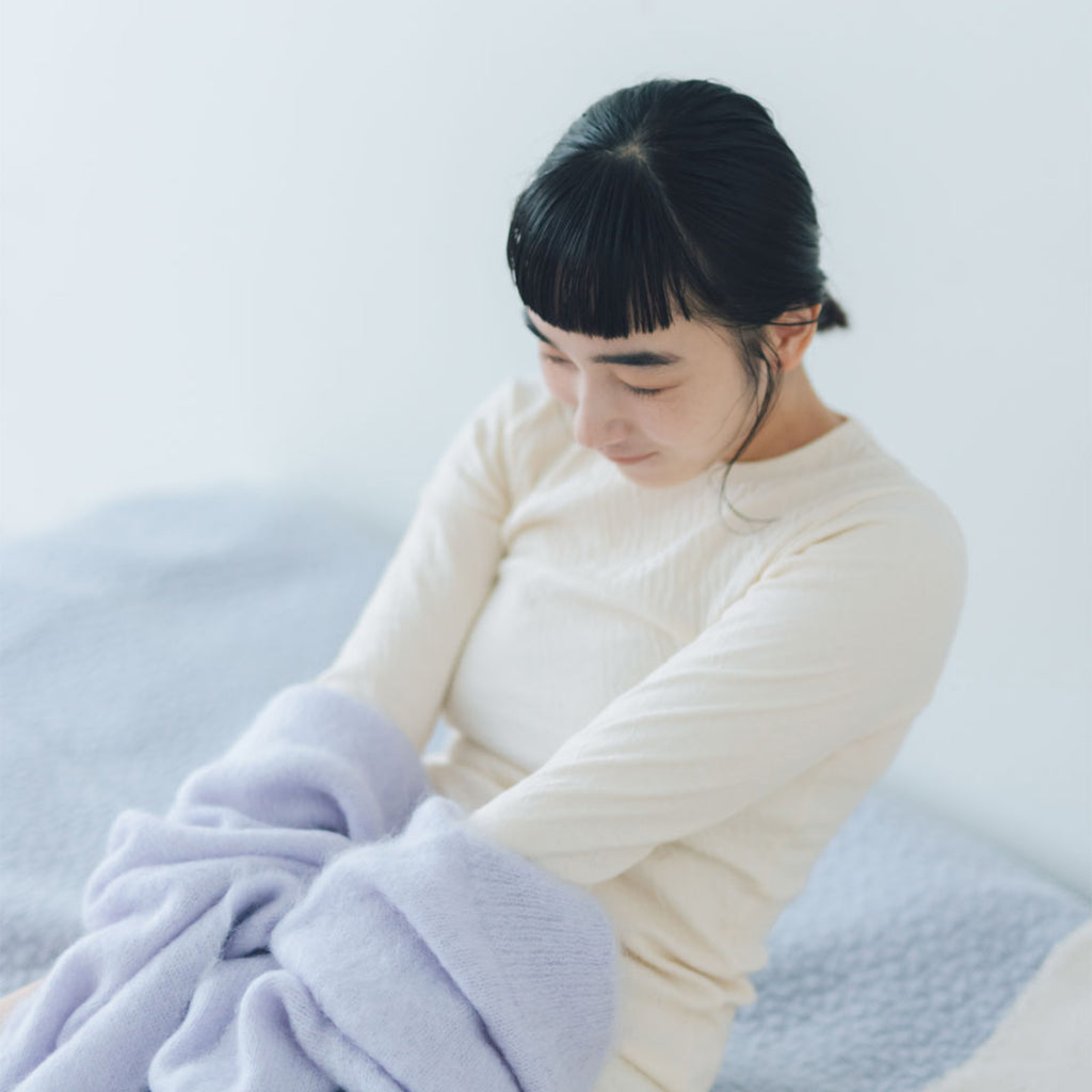 くらすこと 体調整うあったか長袖インナー organic cotton