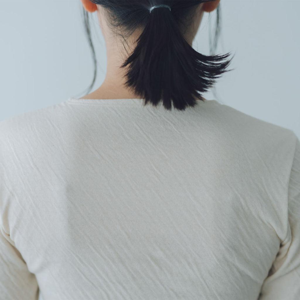 くらすこと 体調整うあったか長袖インナー organic cotton