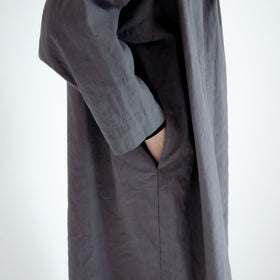くらすこと リネンコットンのローブコート