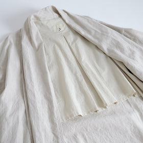 くらすこと リネンコットンのローブコート