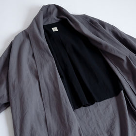 くらすこと リネンコットンのローブコート