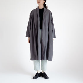 くらすこと リネンコットンのローブコート