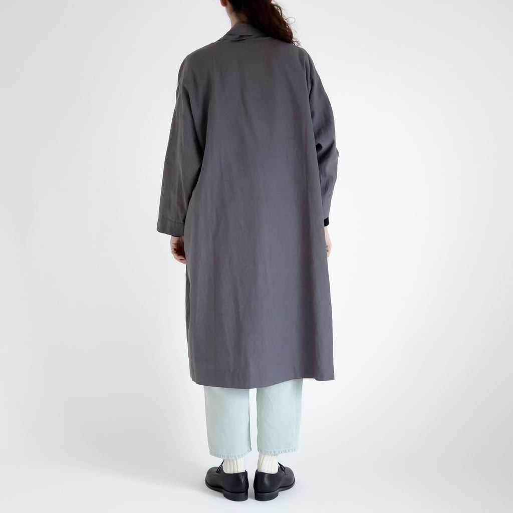くらすこと リネンコットンのローブコート