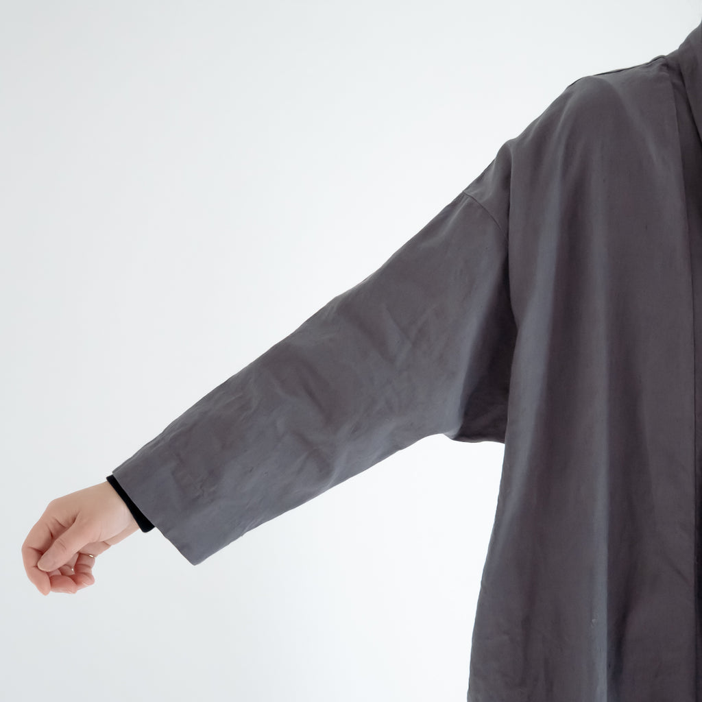 くらすこと リネンコットンのローブコート