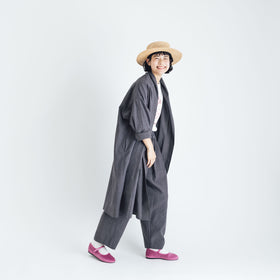 くらすこと リネンコットンのローブコート