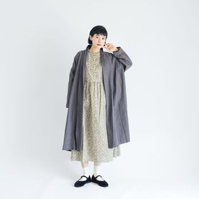 くらすこと リネンコットンのローブコート