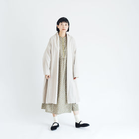 くらすこと リネンコットンのローブコート