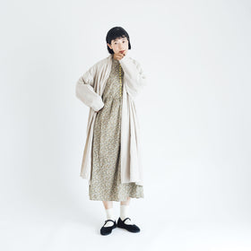 くらすこと リネンコットンのローブコート