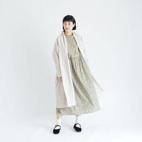 くらすこと リネンコットンのローブコート