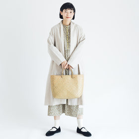 くらすこと リネンコットンのローブコート