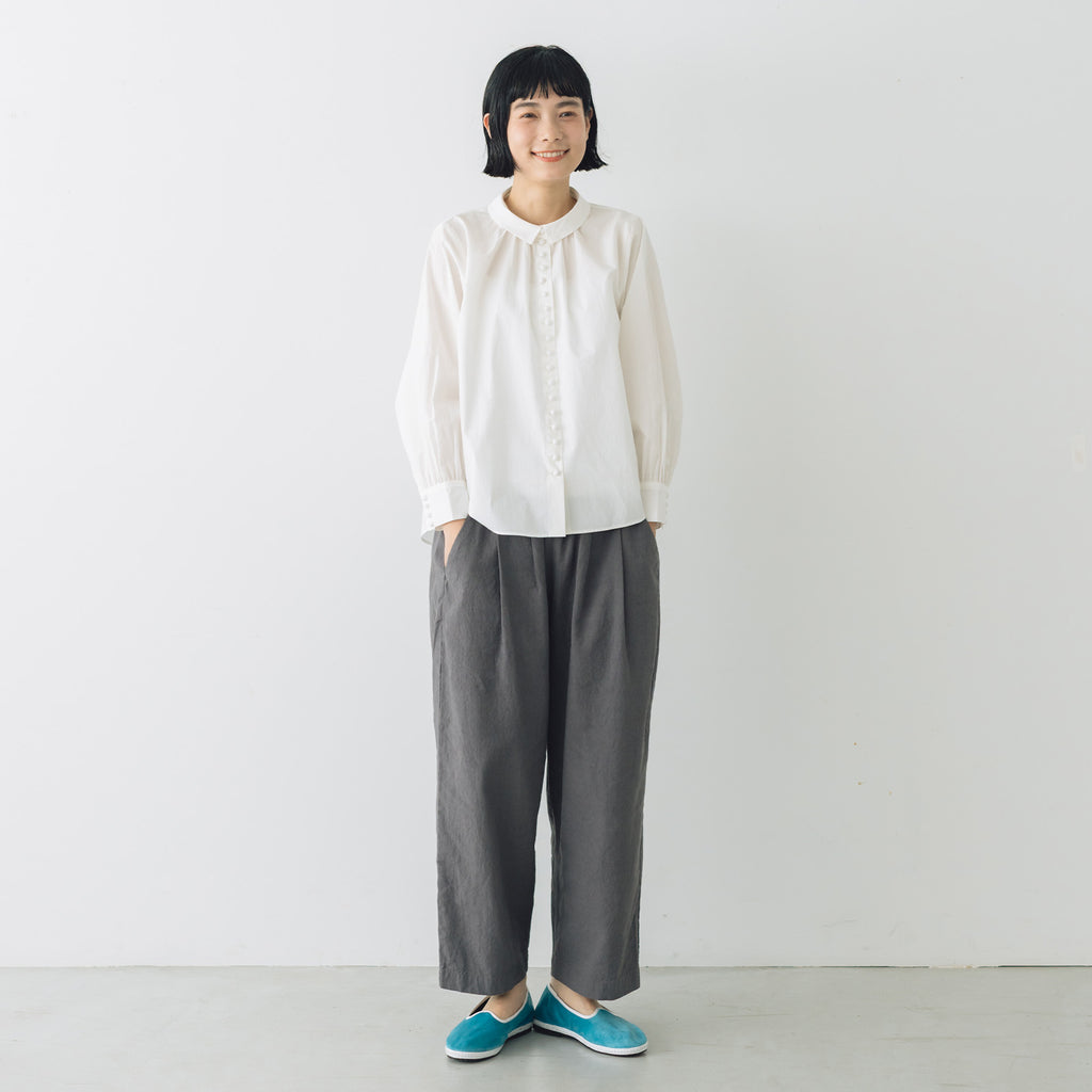 くらすこと リネンコットンパンツ