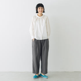 くらすこと リネンコットンパンツ