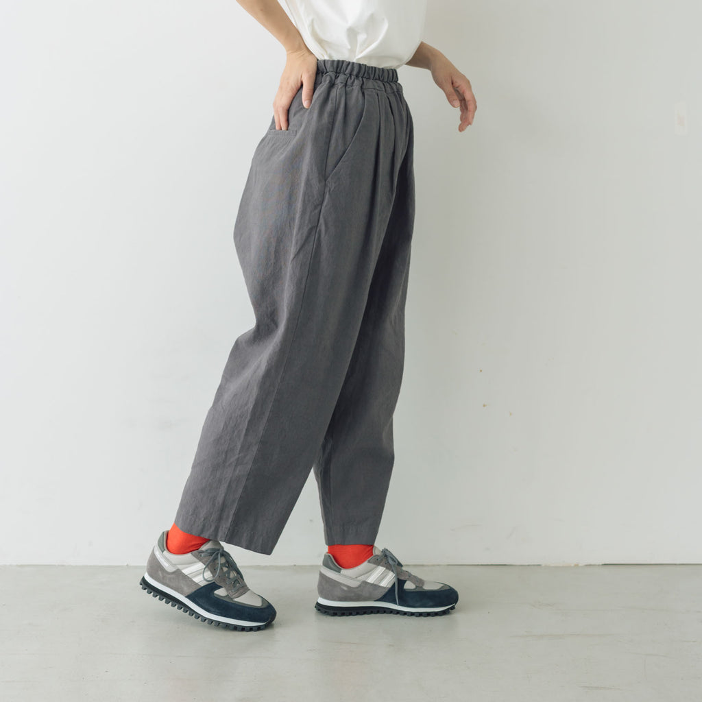 くらすこと リネンコットンパンツ