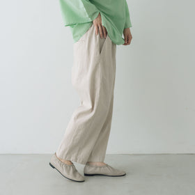 くらすこと リネンコットンパンツ
