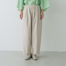 くらすこと リネンコットンパンツ