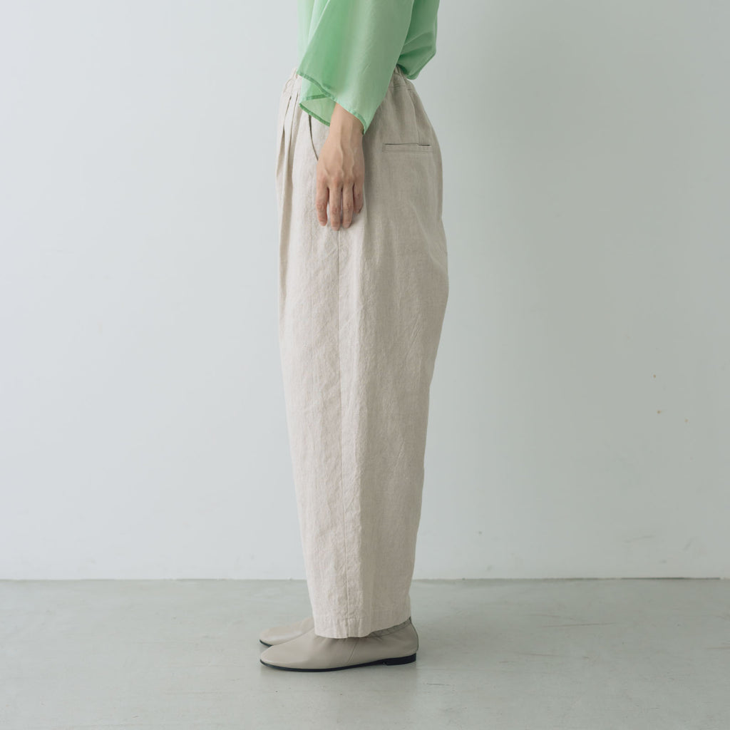 くらすこと リネンコットンパンツ