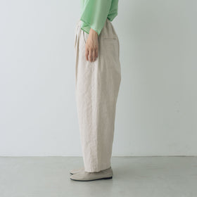 くらすこと リネンコットンパンツ