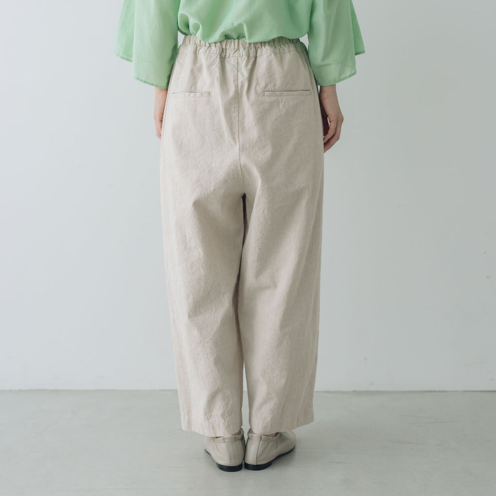 くらすこと リネンコットンパンツ