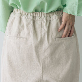 くらすこと リネンコットンパンツ
