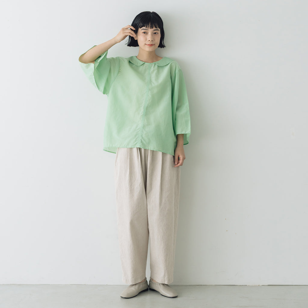 くらすこと リネンコットンパンツ