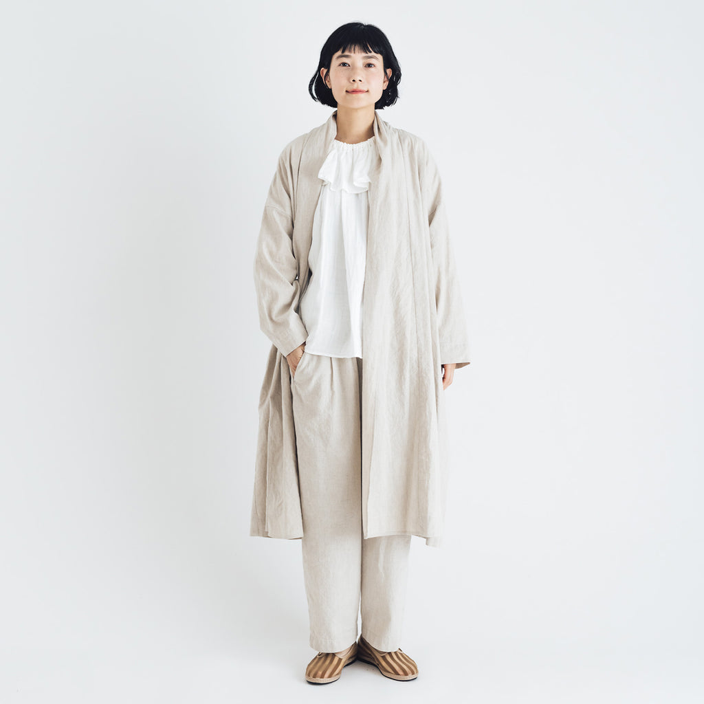 くらすこと リネンコットンパンツ