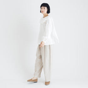 くらすこと リネンコットンパンツ