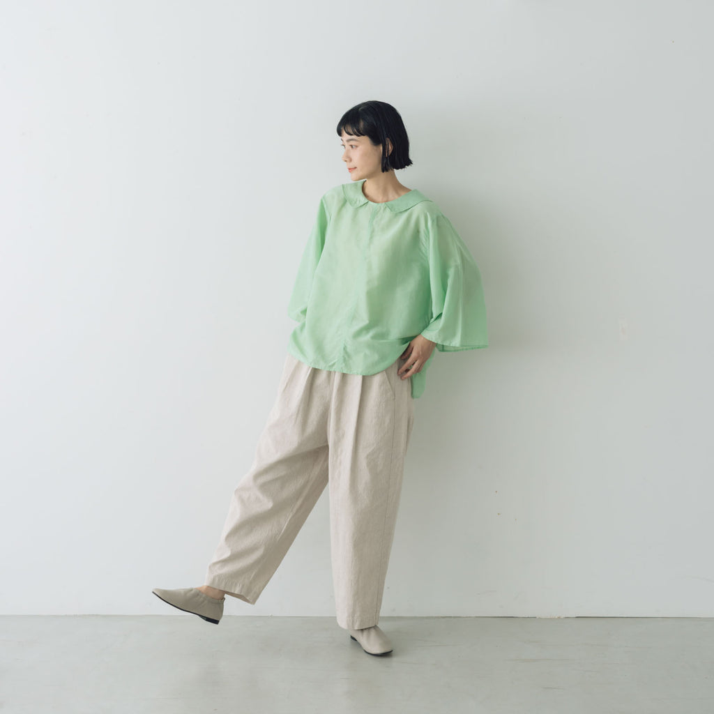 くらすこと リネンコットンパンツ