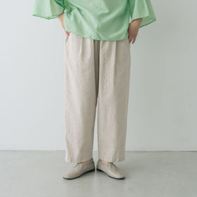 くらすこと リネンコットンパンツ