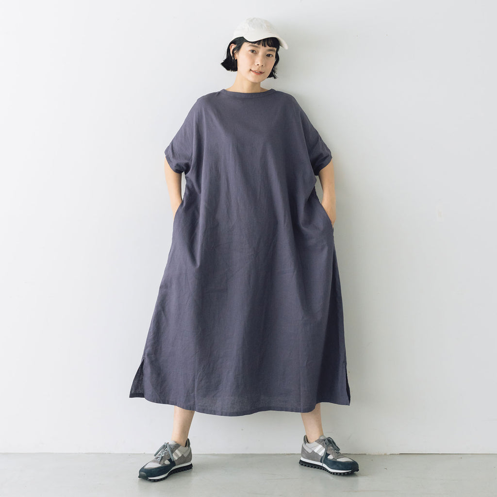 くらすこと 涼しくて1枚で決まる、リネンコットンワンピース