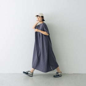 くらすこと 涼しくて1枚で決まる、リネンコットンワンピース