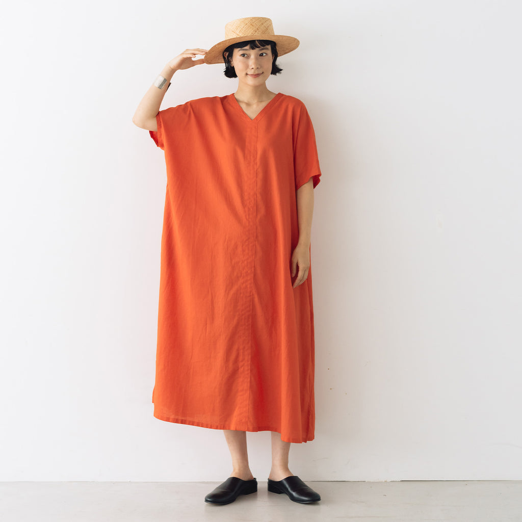 くらすこと 涼しくて1枚で決まる、リネンコットンワンピース