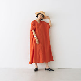くらすこと 涼しくて1枚で決まる、リネンコットンワンピース