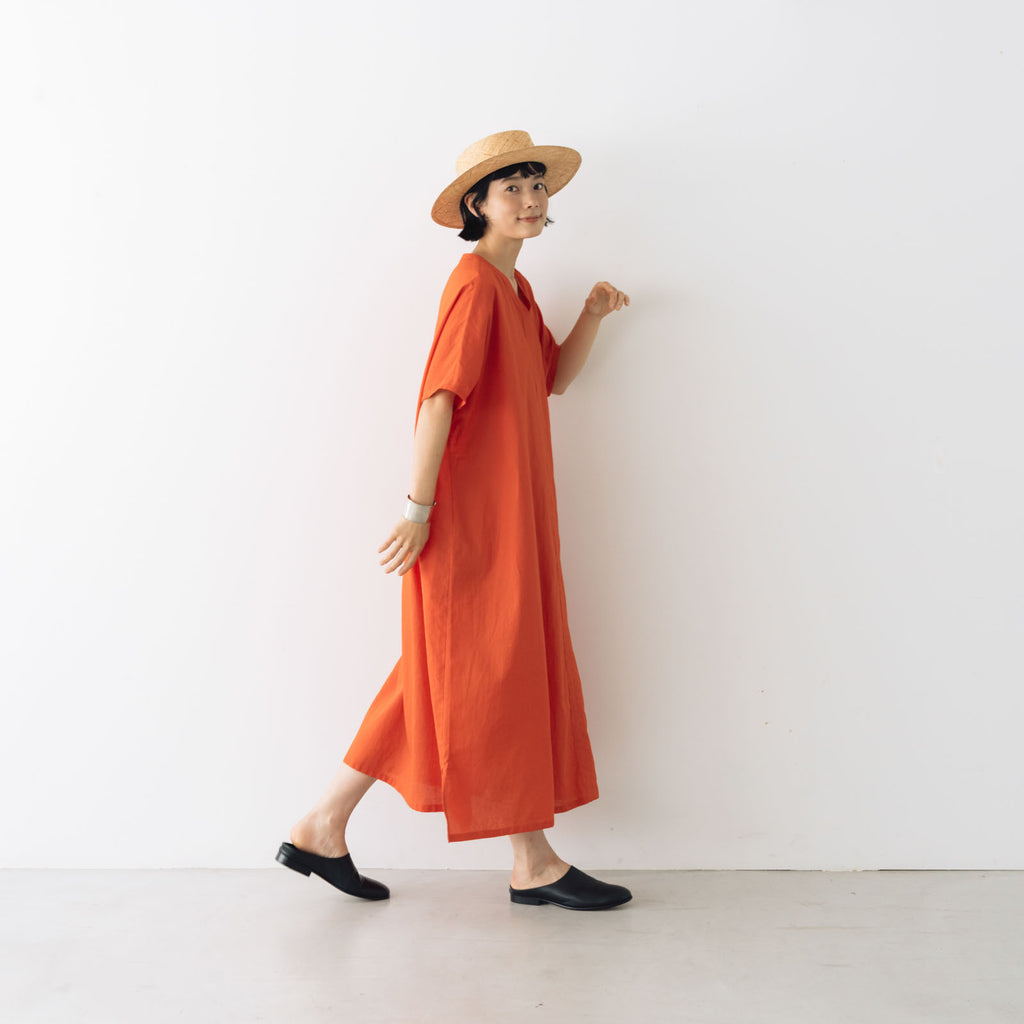 くらすこと 涼しくて1枚で決まる、リネンコットンワンピース