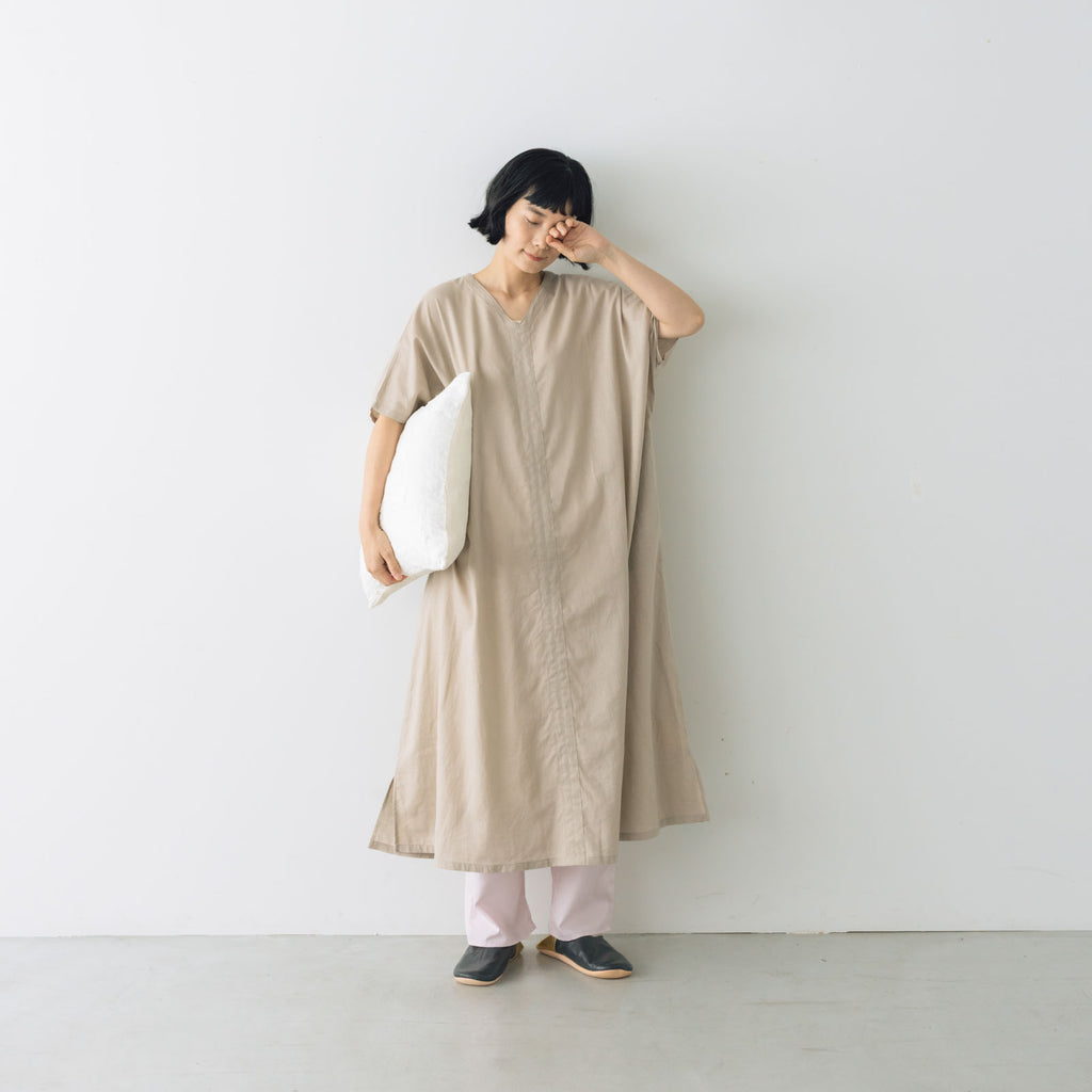 くらすこと 涼しくて1枚で決まる、リネンコットンワンピース