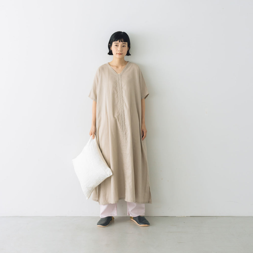 くらすこと 涼しくて1枚で決まる、リネンコットンワンピース