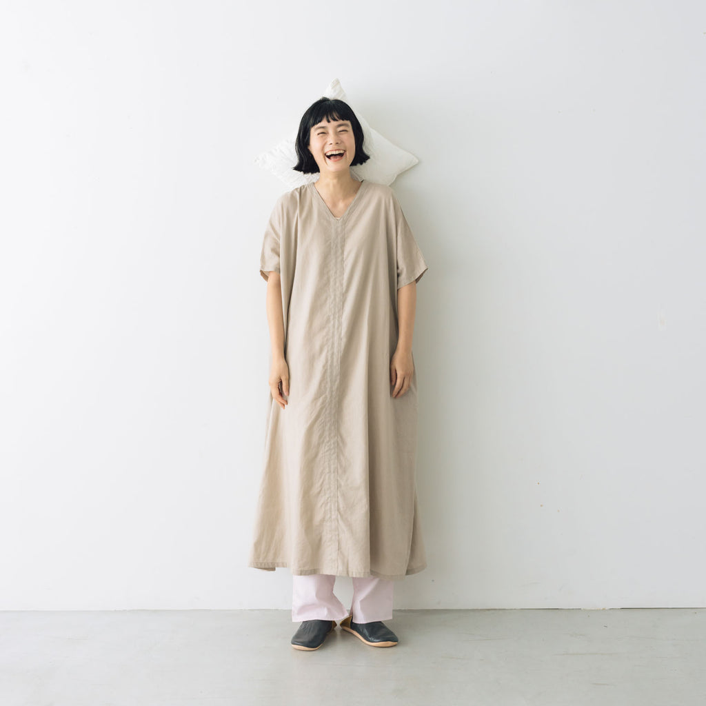 くらすこと 涼しくて1枚で決まる、リネンコットンワンピース