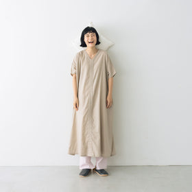 くらすこと 涼しくて1枚で決まる、リネンコットンワンピース