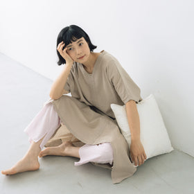 くらすこと 涼しくて1枚で決まる、リネンコットンワンピース