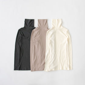 「くらすことの日常生活着」コットンタートルカットソー