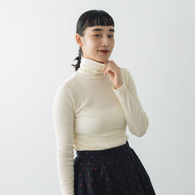 「くらすことの日常生活着」コットンタートルカットソー