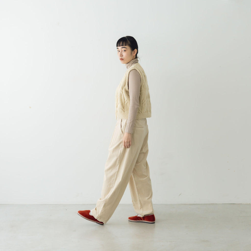 「くらすことの日常生活着」コットンタートルカットソー