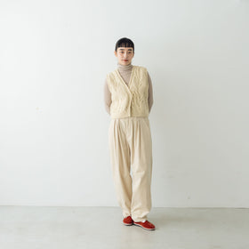 「くらすことの日常生活着」コットンタートルカットソー